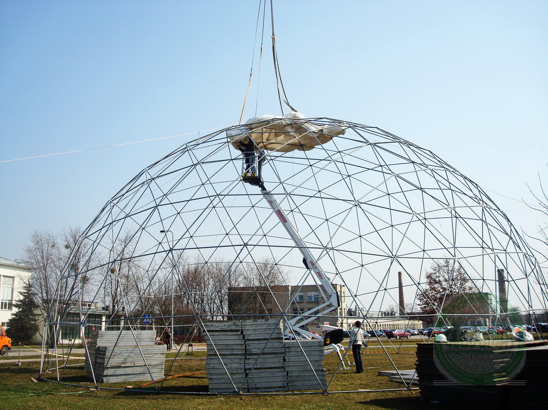 Portable Dome Ø20m for AgroBalt Expo Agriculture, Kaunas, Lithunia