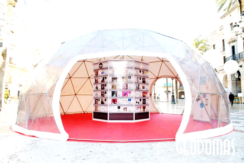 Portable Ø8m dome for Viu Comercial Mall | Vilanova, Spain