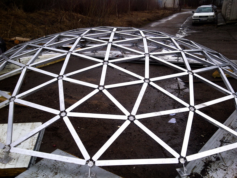 Geodesic Dome Ø6m Roof Deck Window- LOW Height Structure