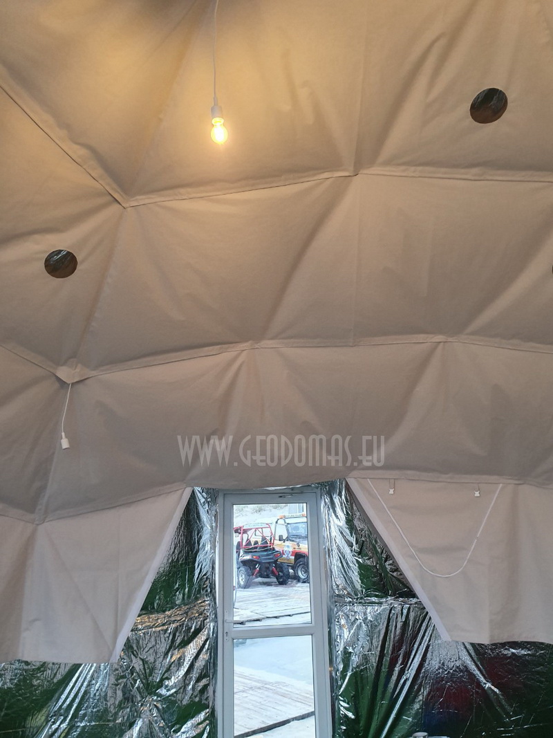 50m² Glamping Dome Ø8m VIP ROOM | Palanga Life Guard Station, Lithuania