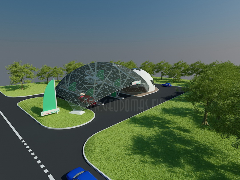 Geodesic Style Gas & Petrol Stations | Unique Designs
