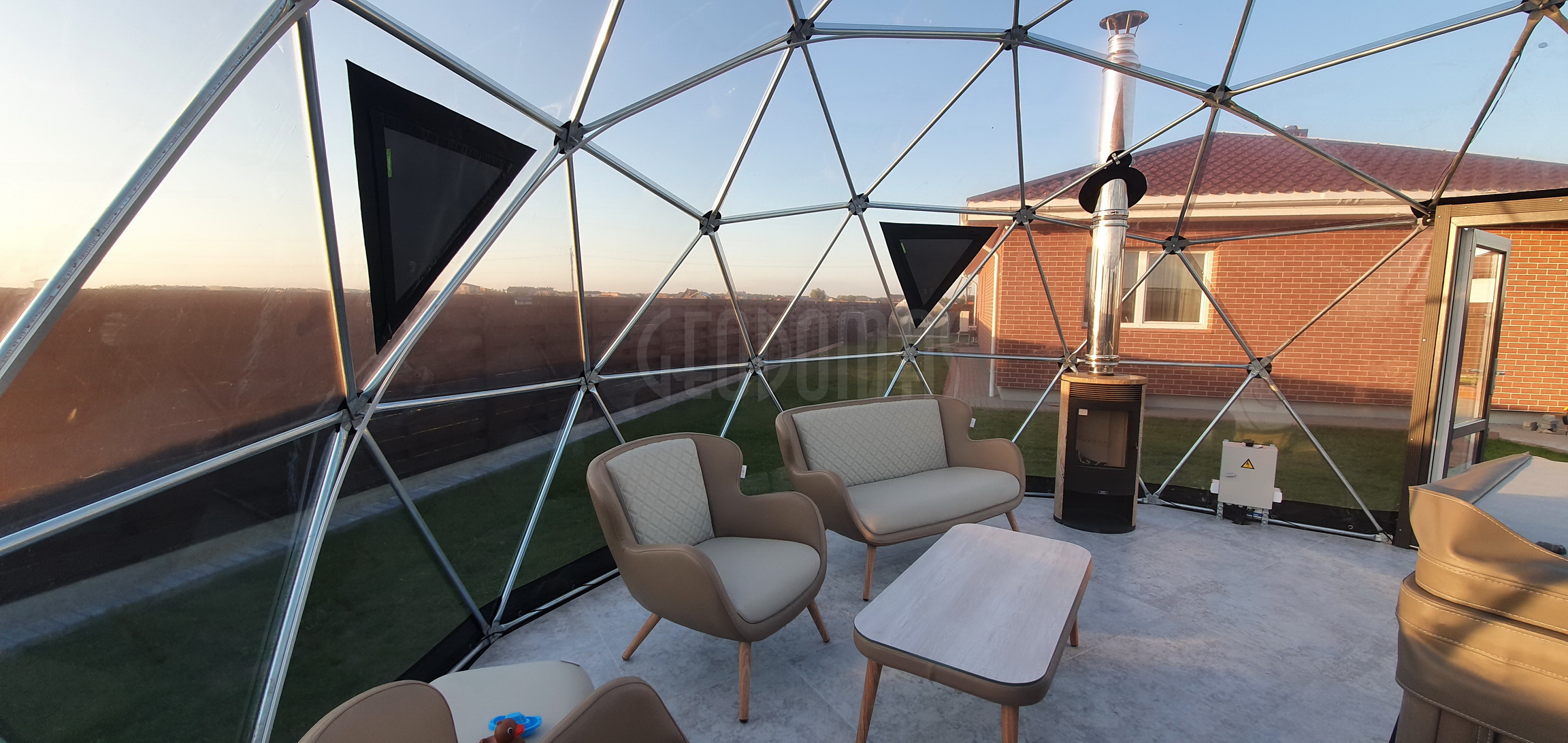 28m2 Ø6m SPA Dome – Full Transparent | Klaipeda, Lithuania