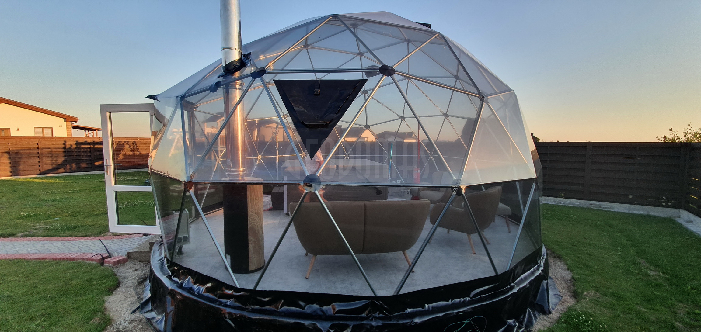28m2 ⌀6m SPA Dome Jacuzzi – Full Transparent | Klaipeda
