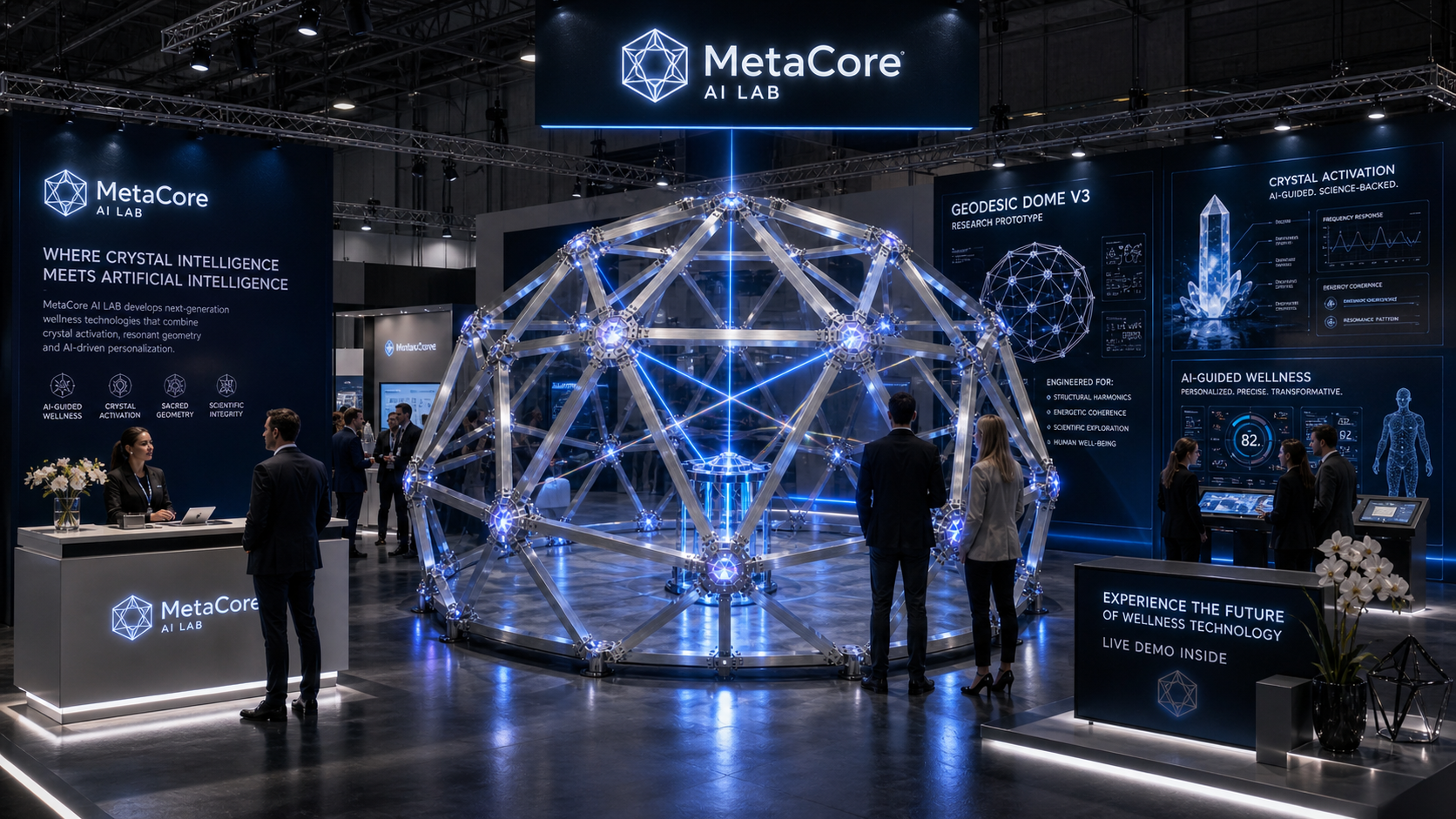 GEODOMAS MetaCore AI LAB Crystal Dome