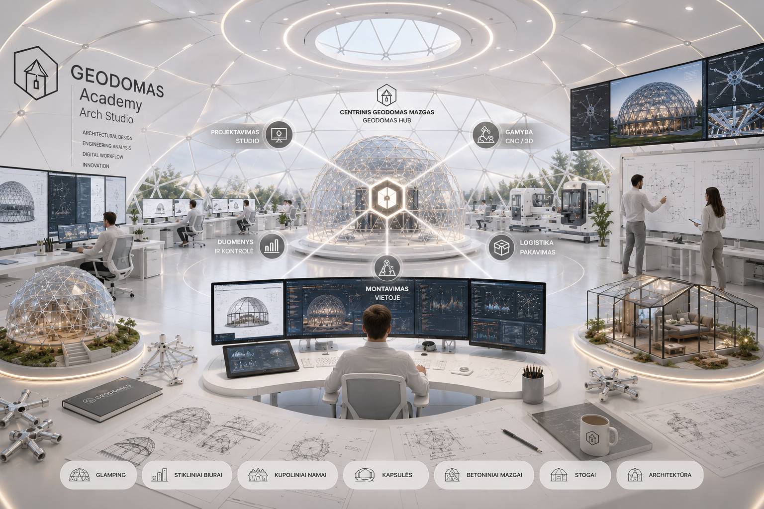 GEODOMAS – dôme dans la nature et projet de loisirs