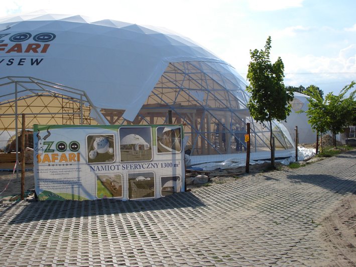 1000m2 Child Educational Center | Ø34+12+8m Domes | Zoo Safari, Borysev