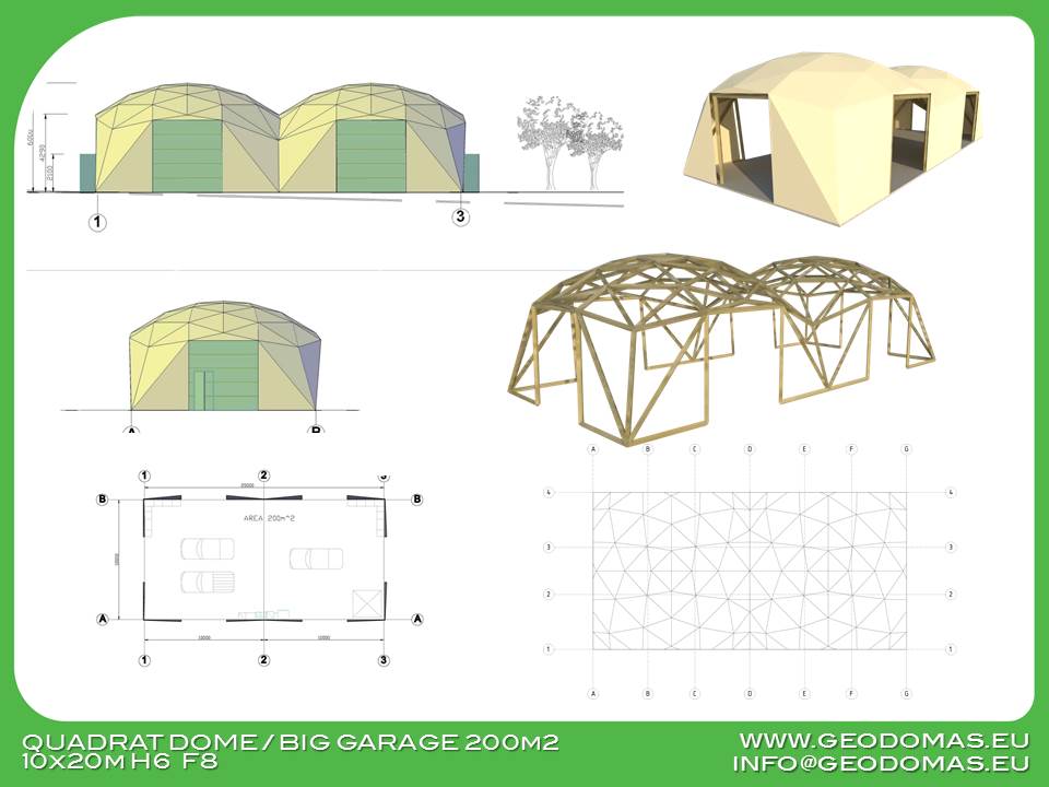 Quadrat Dome Geometric Design Pergolas & Arbours