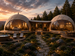 Dômes de Glamping | Portable | Mur multicouche
