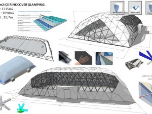 1215m2 PISTE DE GLACE | SPORT 45x27x10,7m