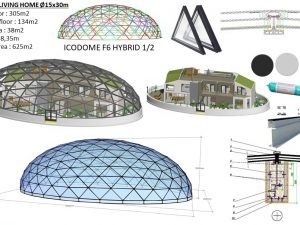 478m2 COVER KIT Ø15x30m 305m2 F6 H8,3m