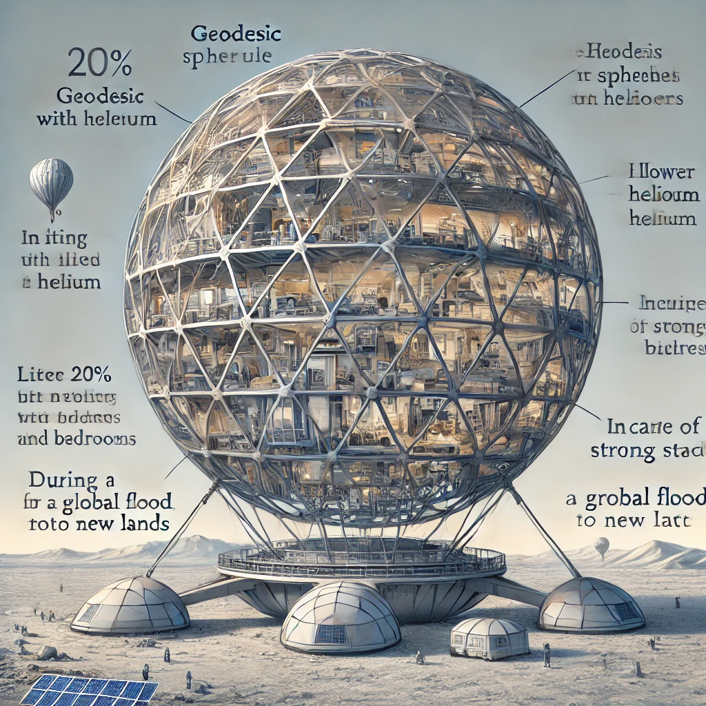 Flying Spheres – Living Future in the Skies | ArmanKala 60m Flying Bar