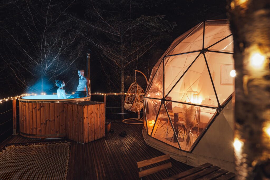 GLAMP 28  Ø6m ▪︎ 28m² | TOUTES SAISONS